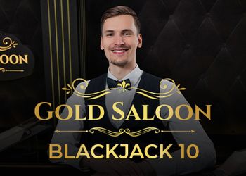 Gold Saloon Blackjack 10